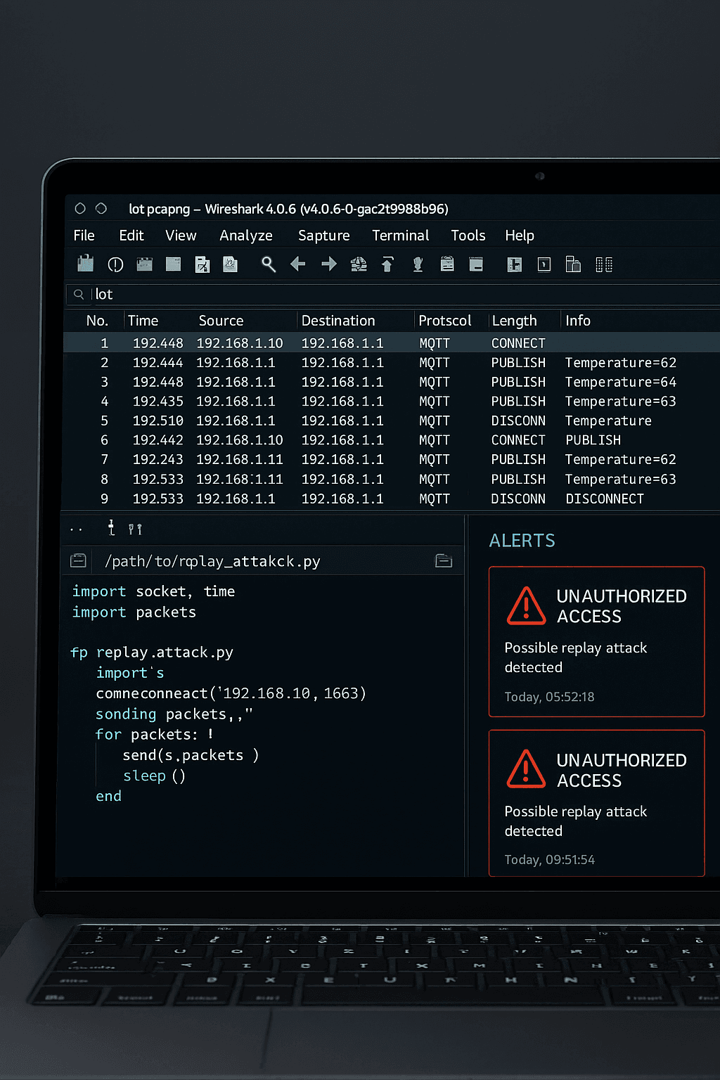 IoT Security & Automation Artefact screen 1