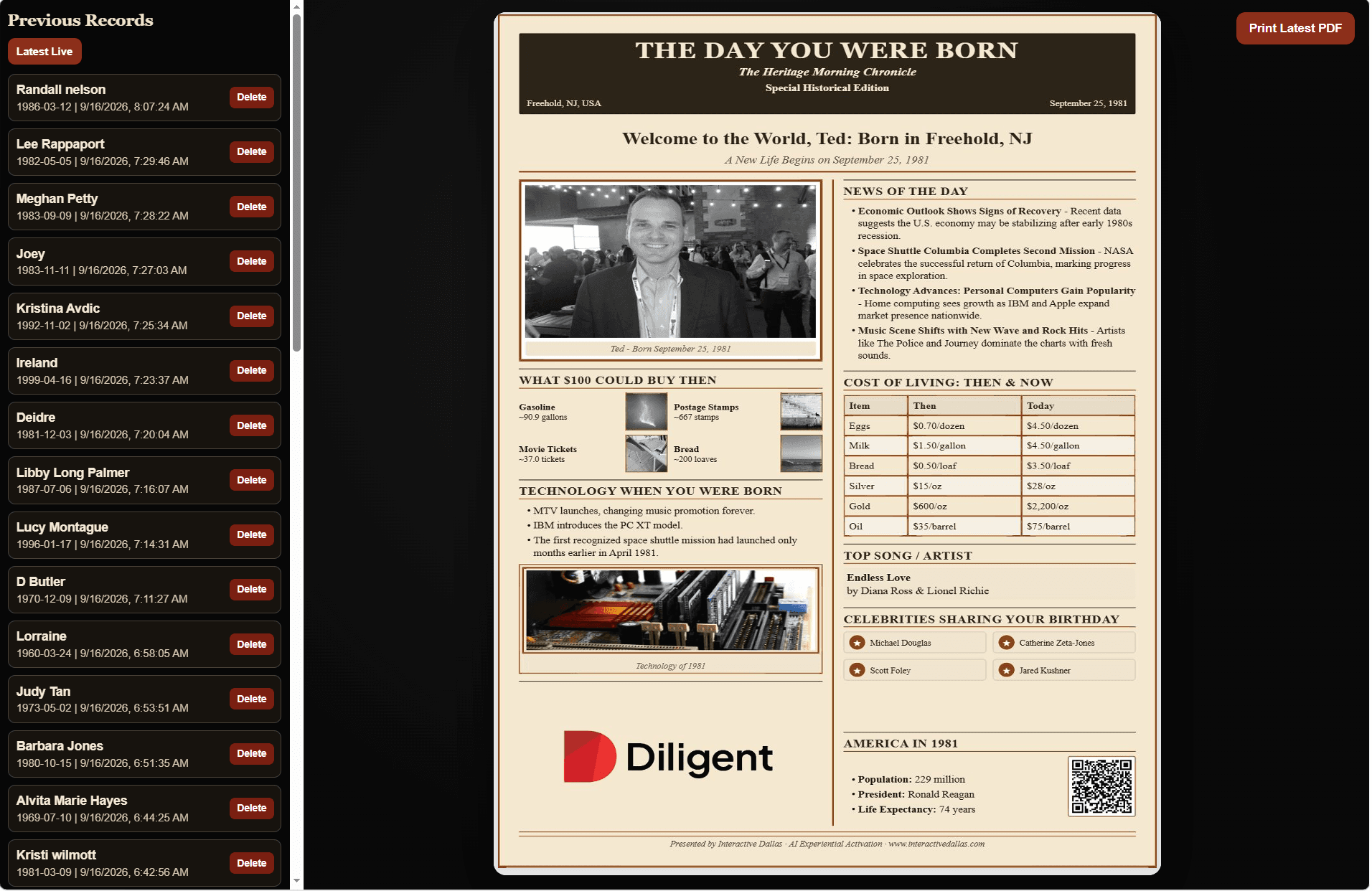 The Day You Were Born screen 2