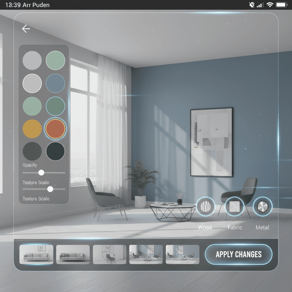 Augmented Reality Space Visualizer screen 2