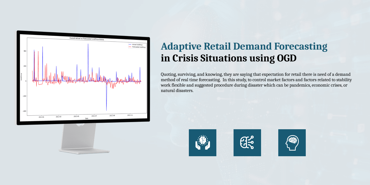 Overview page of the Adaptive Retail Demand Forecasting system using OGD, crafted by a leading web development company in Dubai.