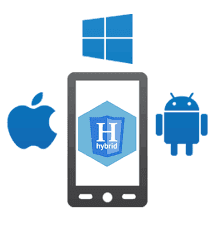 Seamless hybrid app development in Dubai, creating cross-platform apps for iOS, Android, and web-based solutions.