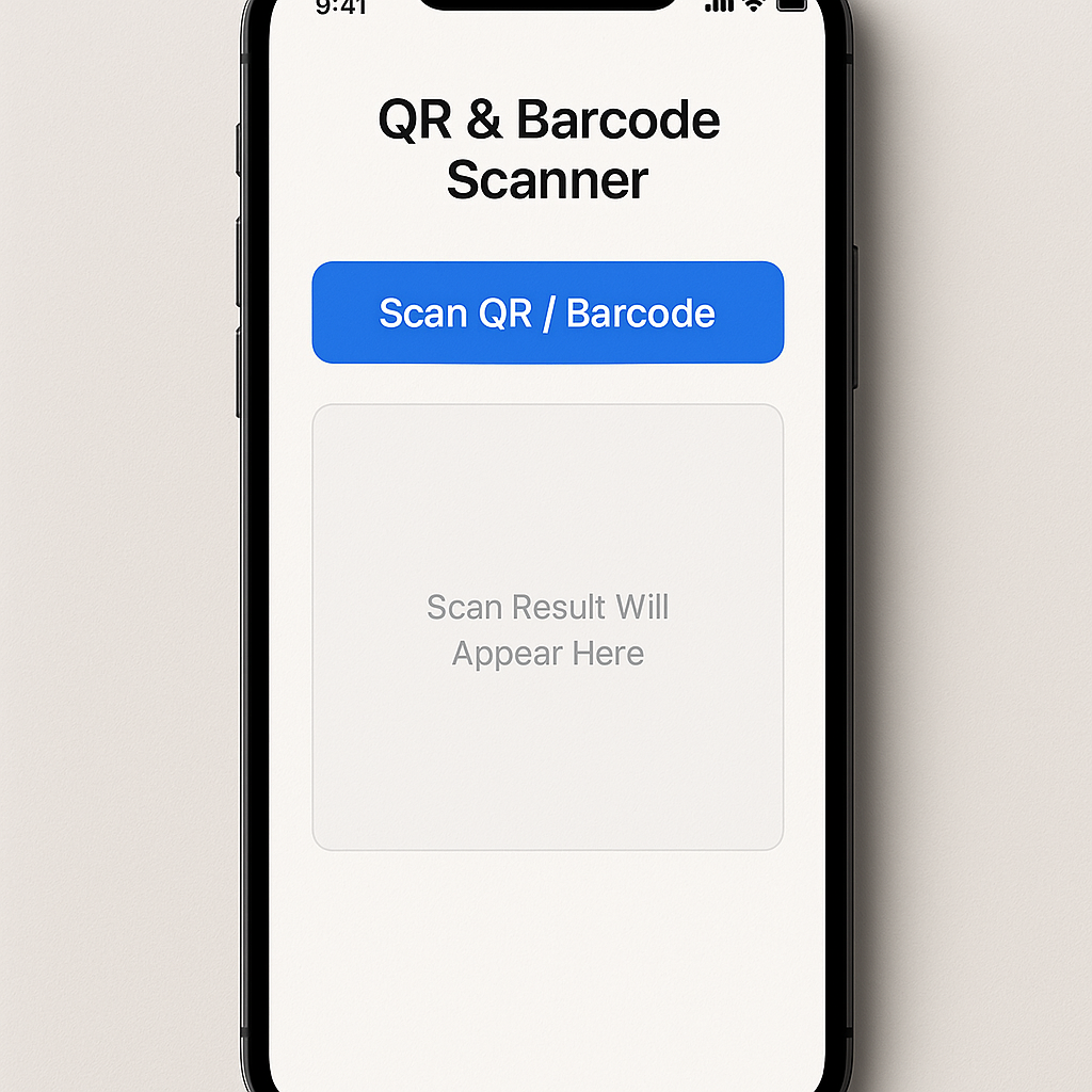 20250908_1457_QR & Barcode Scanner_simple_compose_01k4mc3bkxe7saaq5rrx8x886v